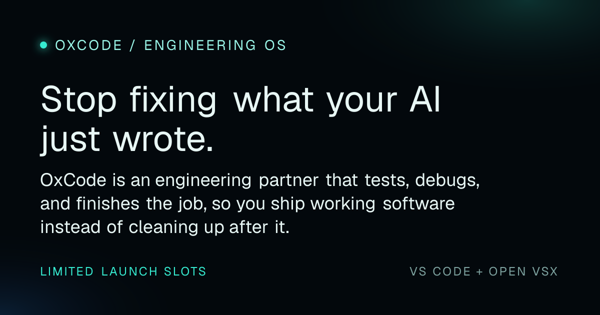 OxCode - an AI software engineer that hit 82% on SWE-bench Verified, and every patch is public so yo